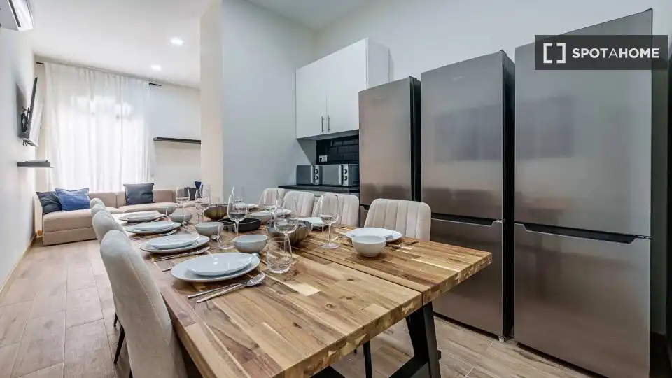 Kitchen of Flat for share in Centro