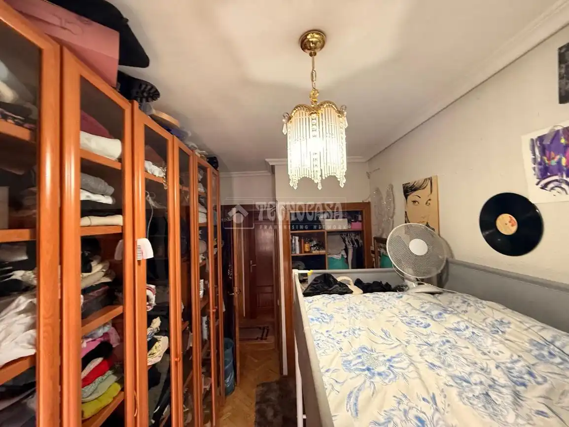 Schlafzimmer von Wohnung zum Verkauf in Madrid mit Klimaanlage, Heizung und Parkett