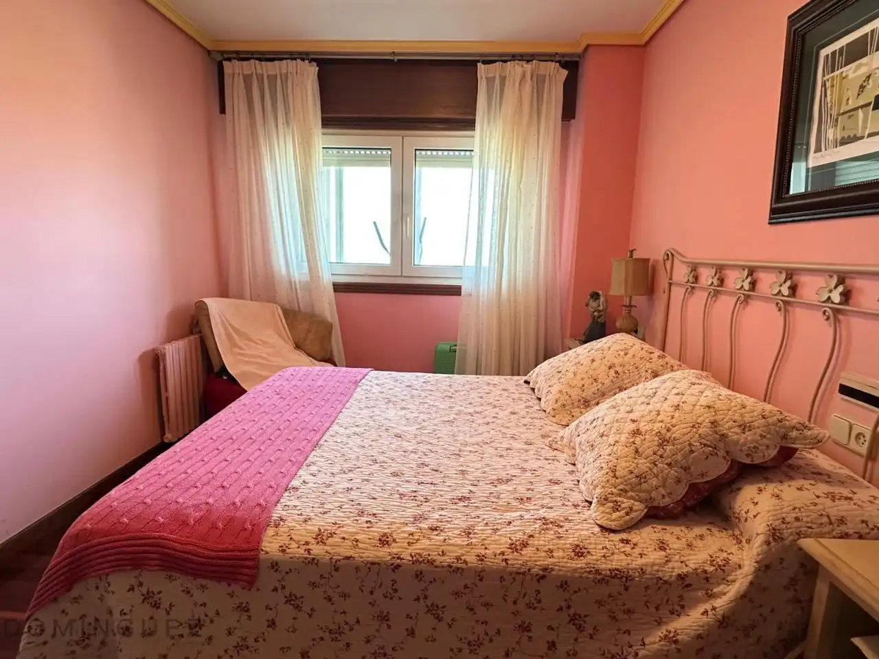 Bedroom of Flat for sale in Vigo   with Heating, Parquet flooring and Terrace