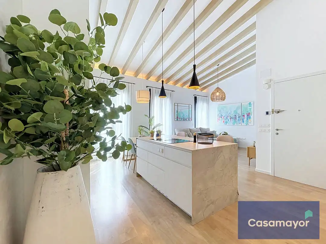 Cocina de Piso en venta en Alicante / Alacant con Aire acondicionado, Calefacción y Terraza