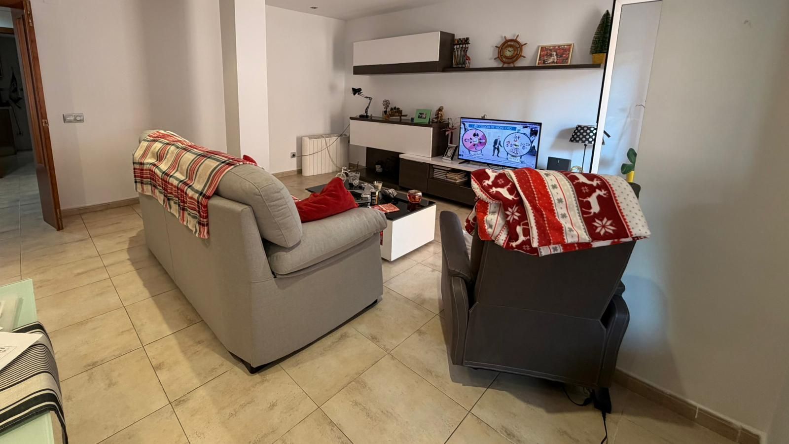 Sala de estar de Piso en venta en Alberic con Aire acondicionado, Calefacción y Amueblado