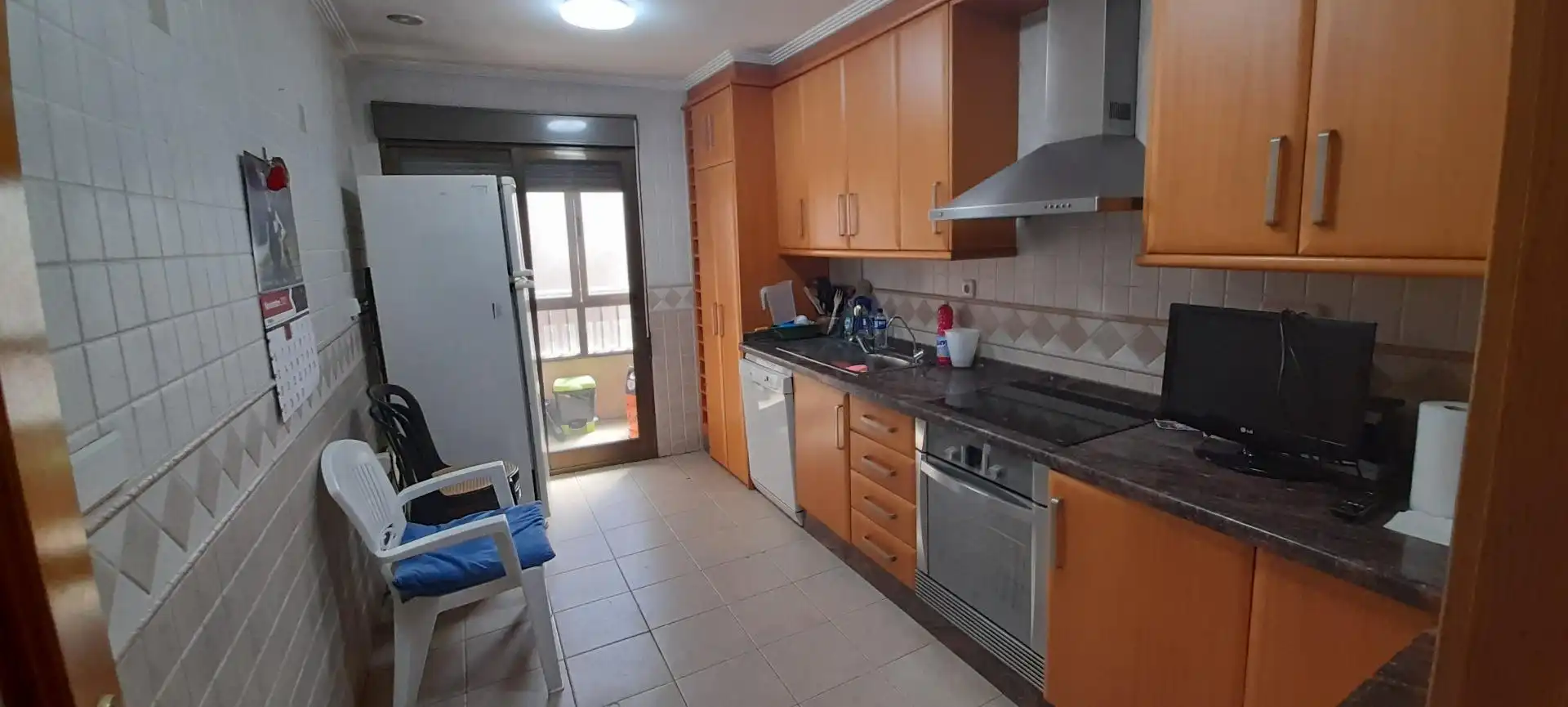 Küche von Wohnung zur Miete in Elche / Elx mit Klimaanlage, Möbliert und Balkon