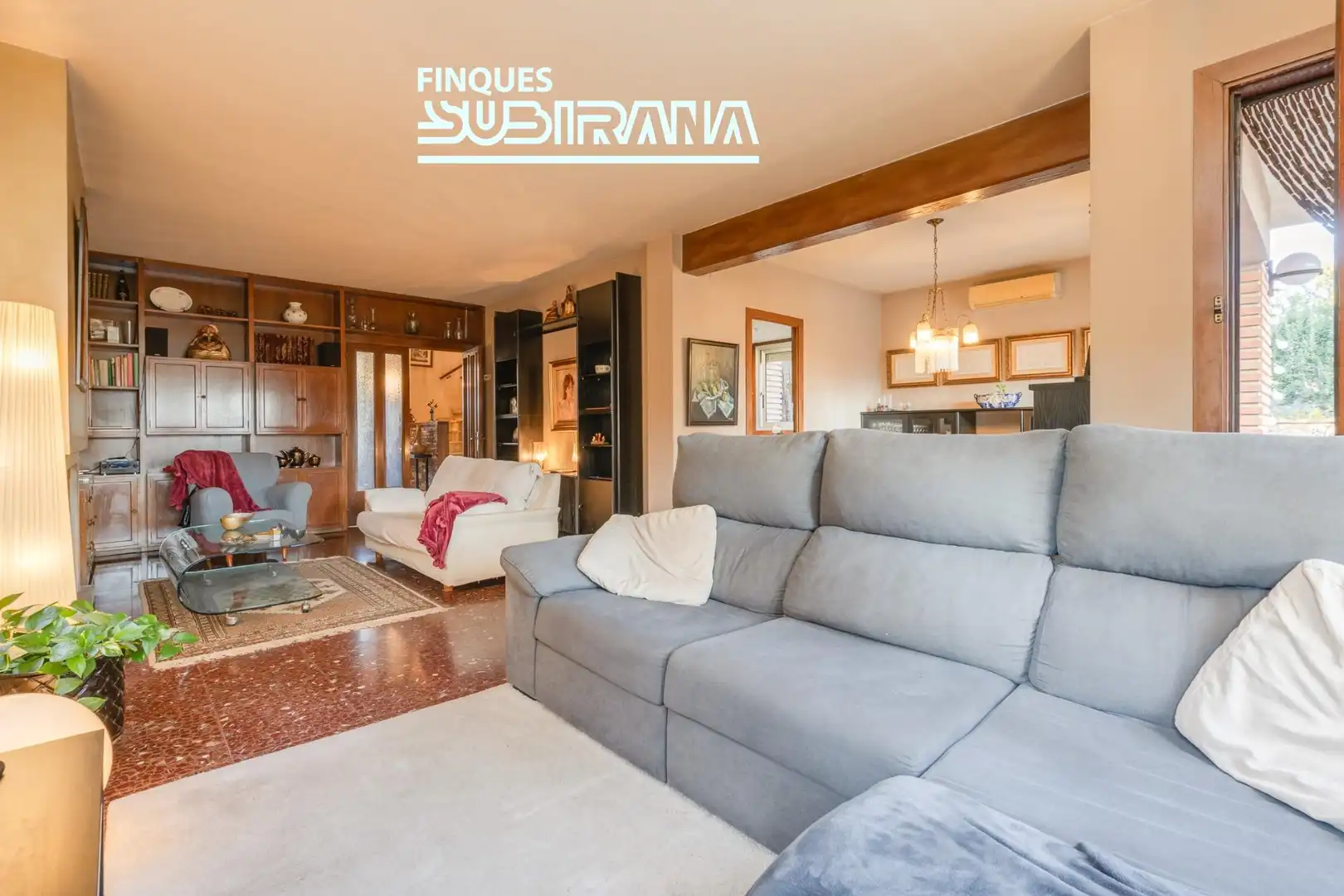 Living room of Houses for sale in Igualada  with Heating, Private garden and Terrace