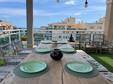 Penthouse mit Balkon zum Verkauf in Ses Figueretes - Platja d'en Bossa - Cas Serres