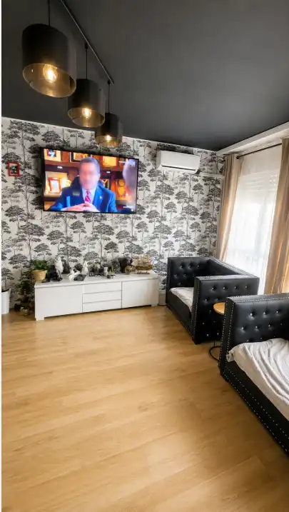 Sala d'estar de Pis en venda en Pego amb Aire condicionat, Parquet i Balcó