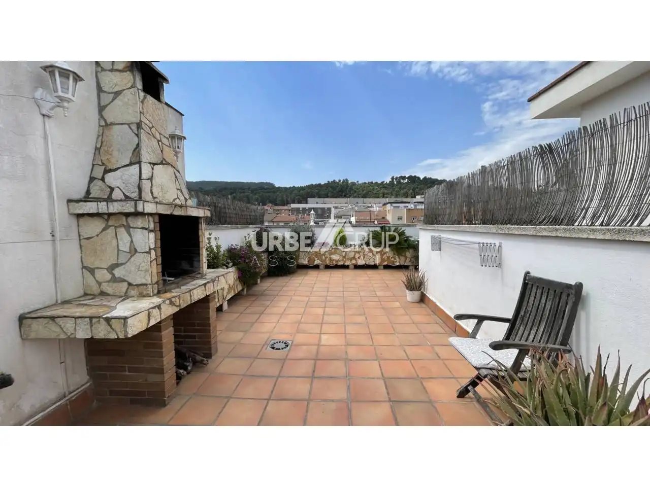 Terrace of Flat for sale in Sant Andreu de la Barca  with Heating, Terrace and Storage room