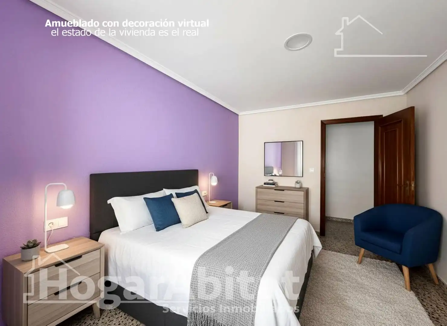Dormitori de Casa o xalet en venda en Benaguasil amb Aire condicionat, Jardí privat i Terrassa