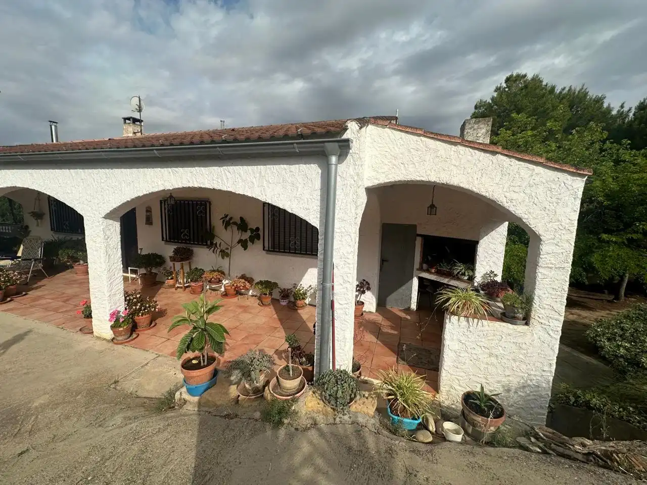 Exterior view of Houses for sale in Caspe  with Air Conditioner, Heating and Private garden