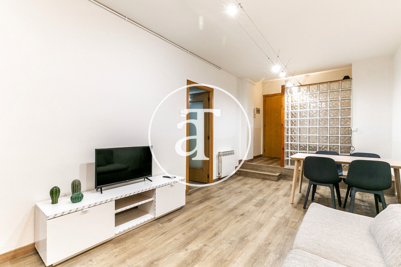 Living room of Flat to rent in  Barcelona Capital  with Heating, Furnished and Oven