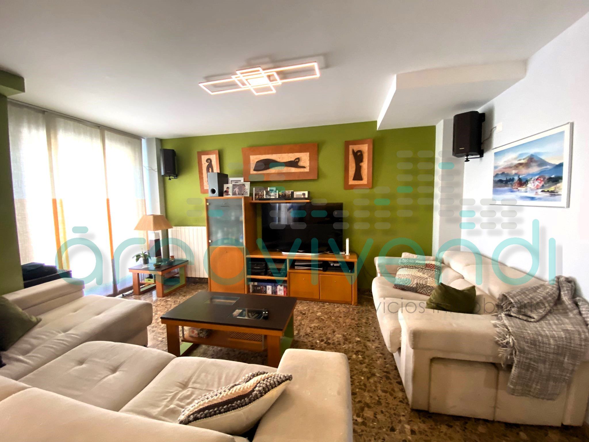 Sala d'estar de Dúplex en venda en Castellón de la Plana / Castelló de la Plana amb Aire condicionat, Calefacció i Terrassa