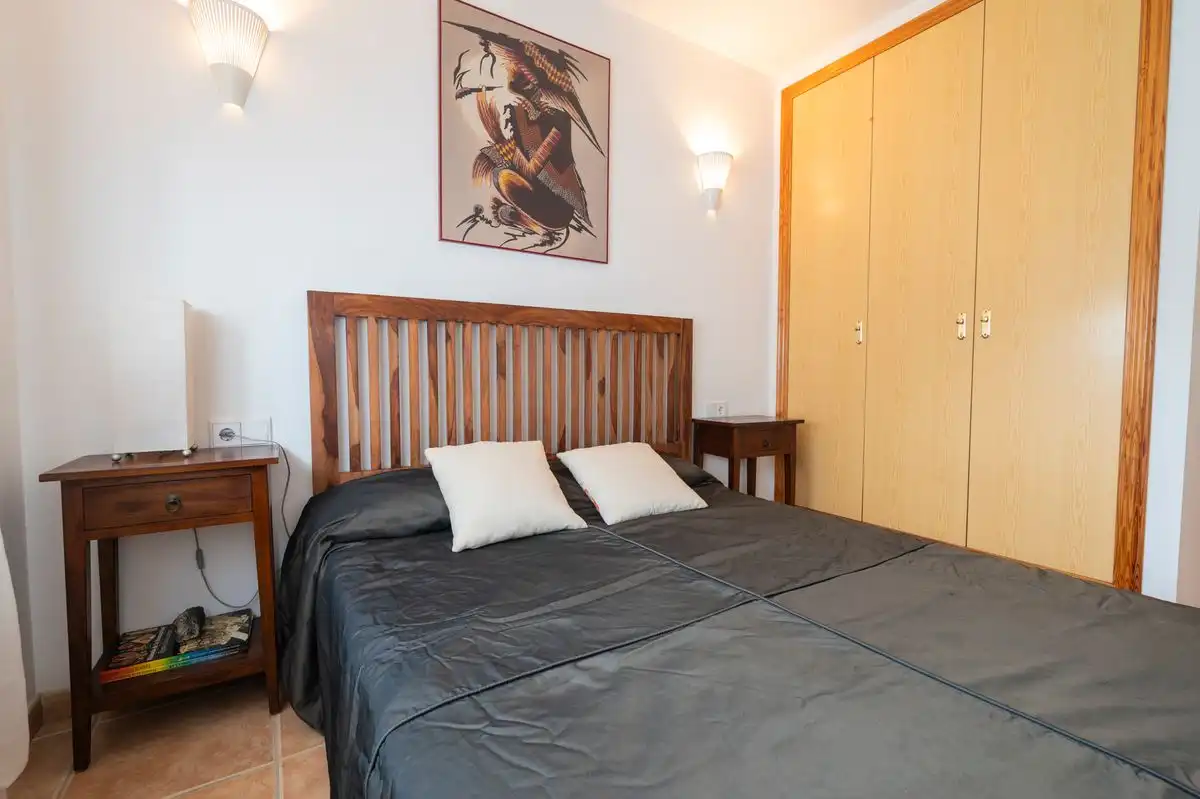 Habitación de Casa adosada en venta en Sant Antoni de Portmany con Aire acondicionado, Calefacción y Jardín privado
