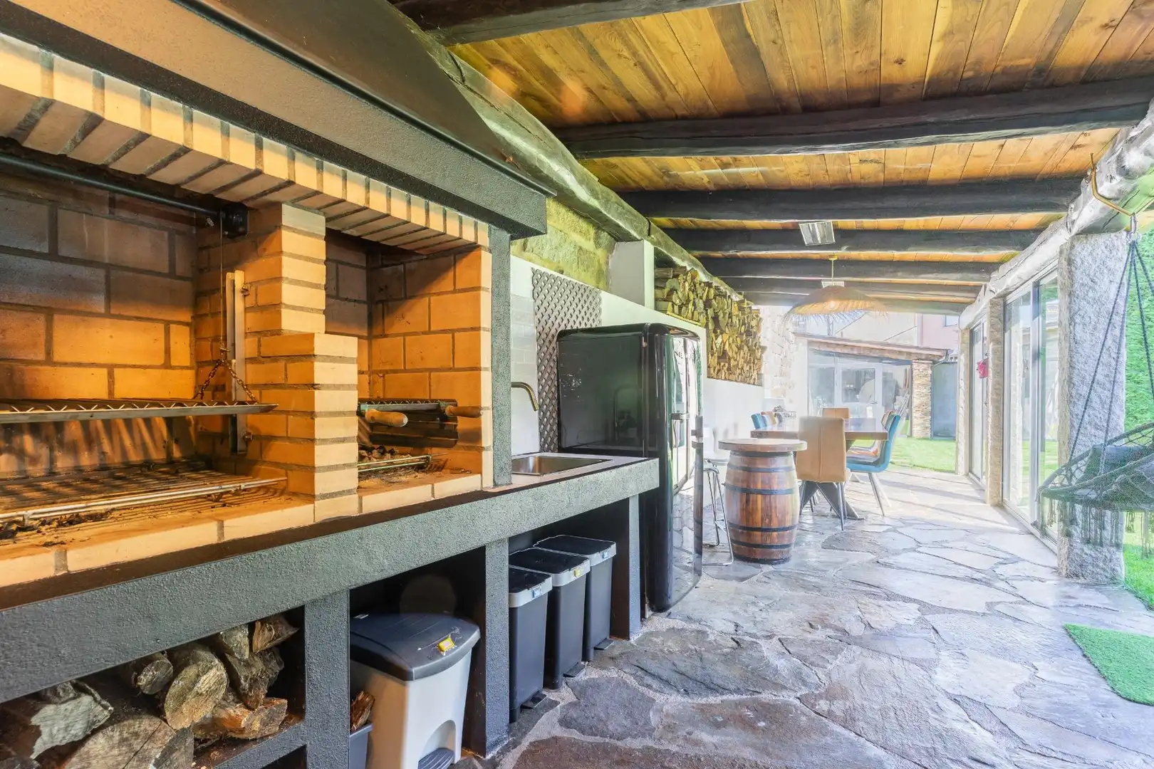 Terraza de Casa o chalet en venta en Lugo con Calefacción, Jardín privado y Jacuzzi