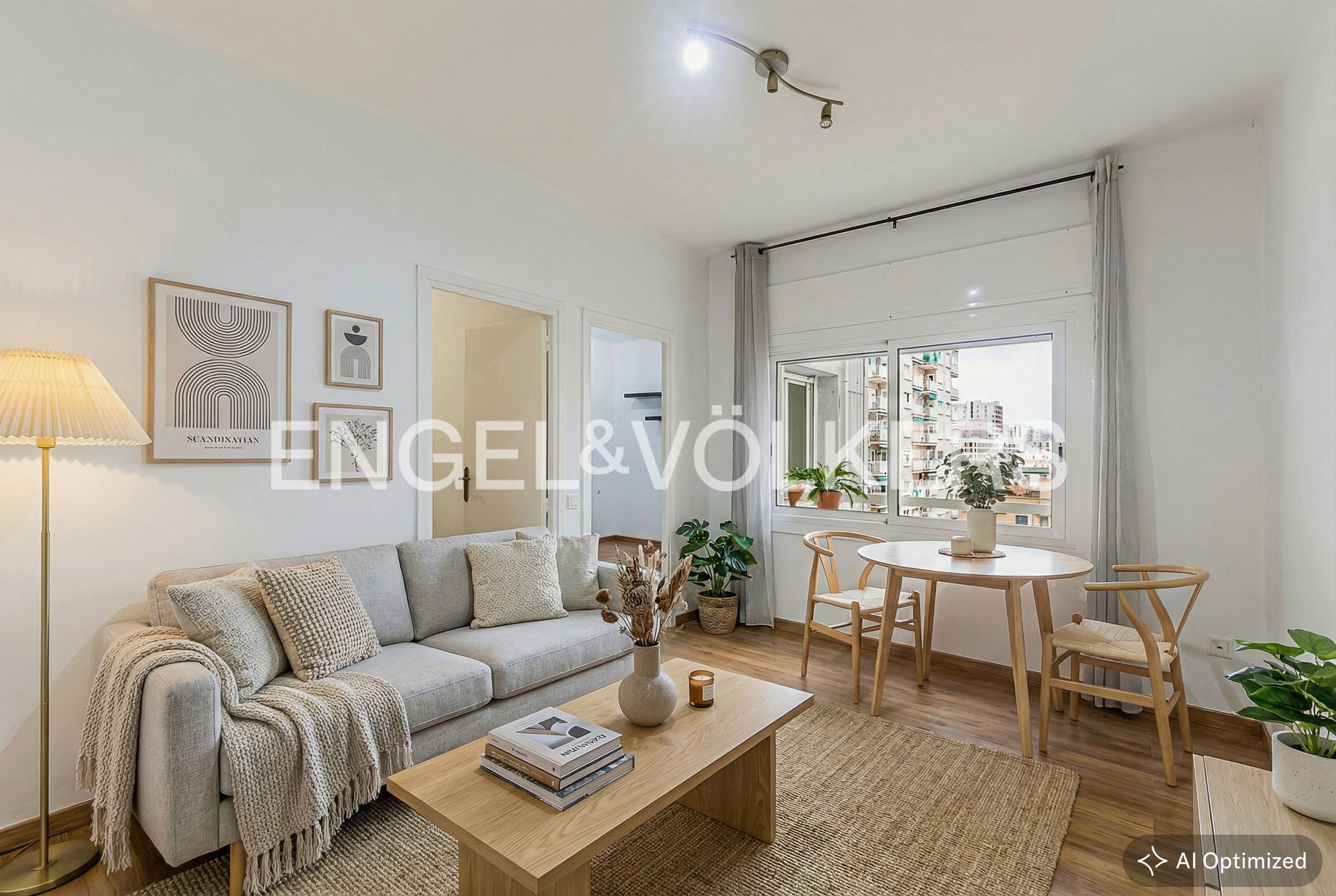 Sala de estar de Piso en venta en  Barcelona Capital con Calefacción
