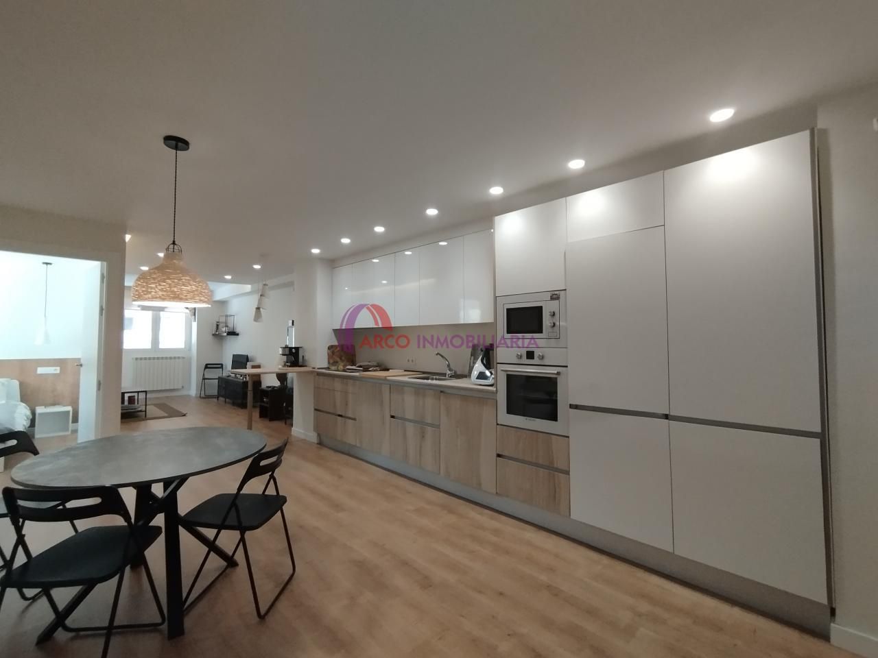 Kitchen of Flat for sale in Burgos Capital  with Heating and Furnished