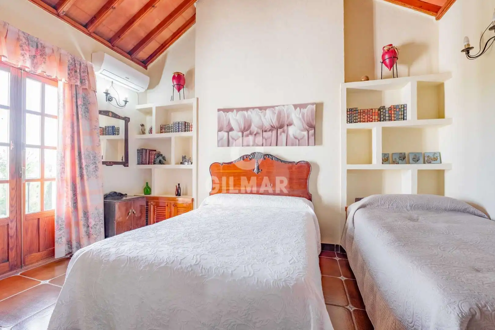Bedroom of Houses for sale in Villamartín  with Heating, Private garden and Swimming Pool