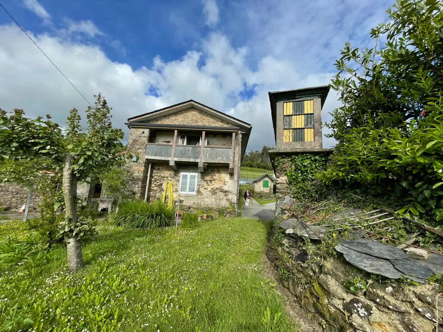 Exterior view of Houses for sale in As Somozas   with Private garden, Furnished and Oven