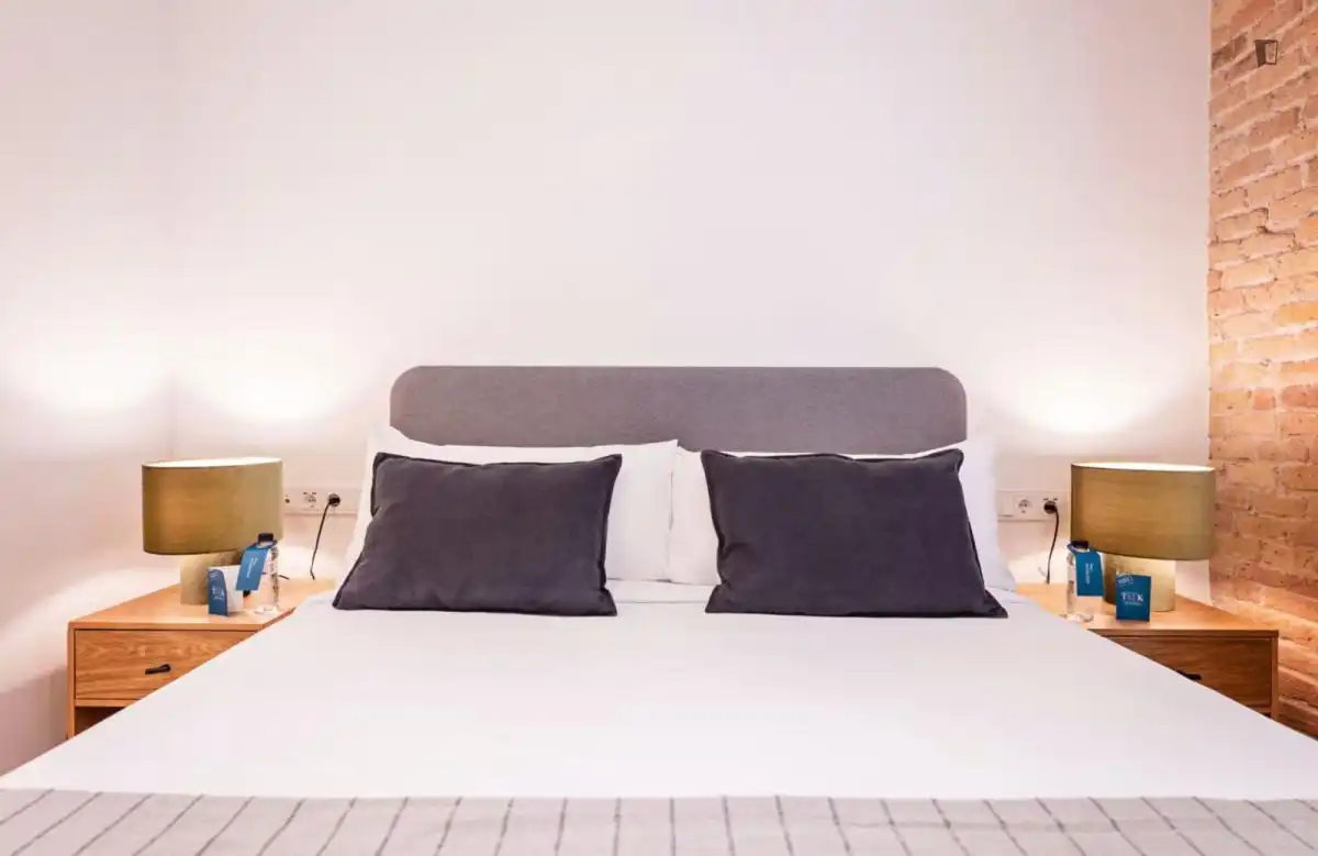Habitación de Apartamento de alquiler en Barcelona con Amueblado, Horno y Lavadora