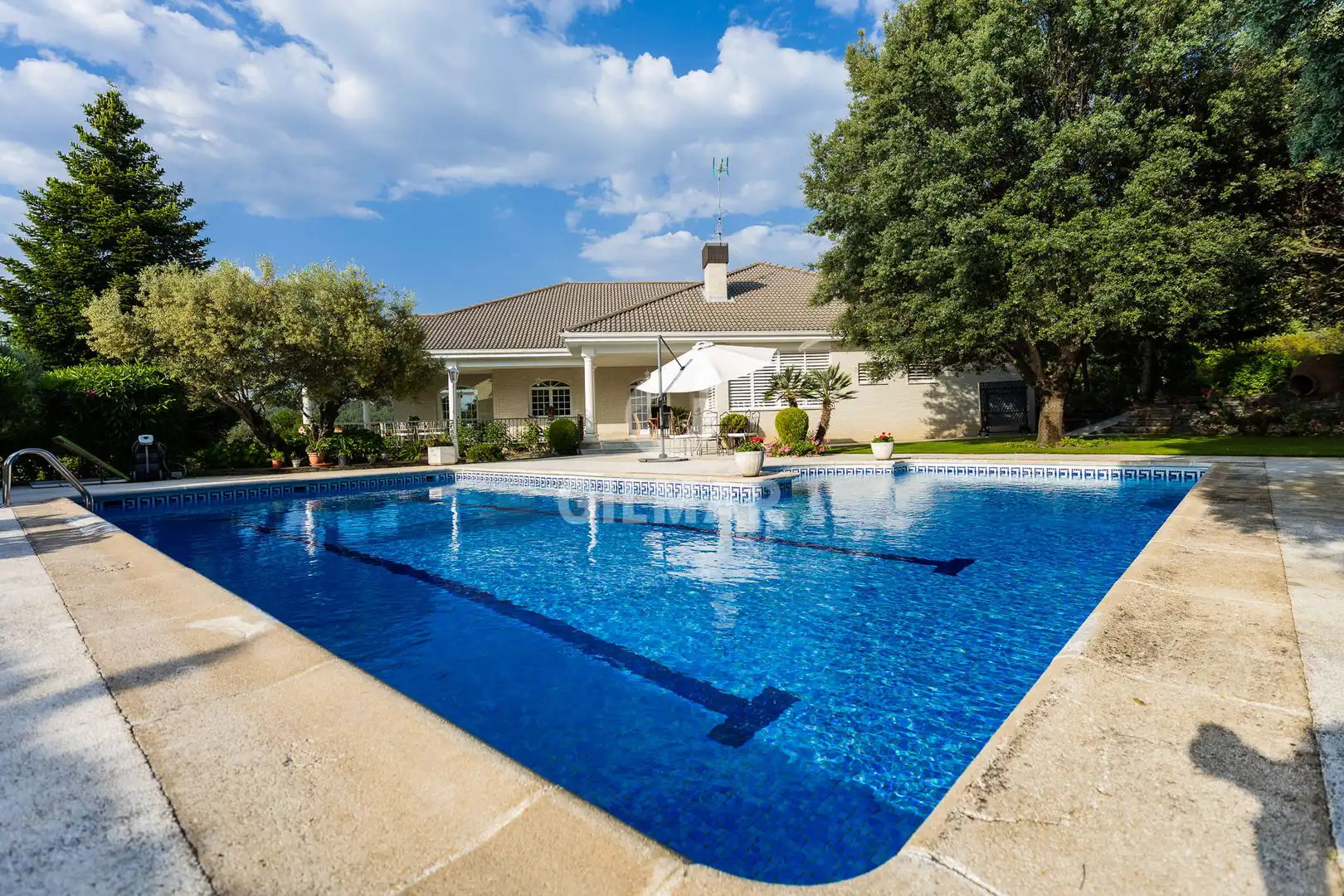 Swimming pool of Houses for sale in Collado Villalba  with Heating, Private garden and Swimming Pool