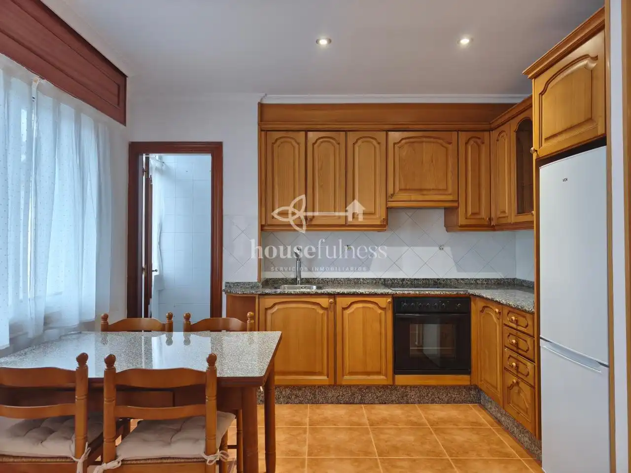 Cocina de Piso de alquiler en Narón con Calefacción