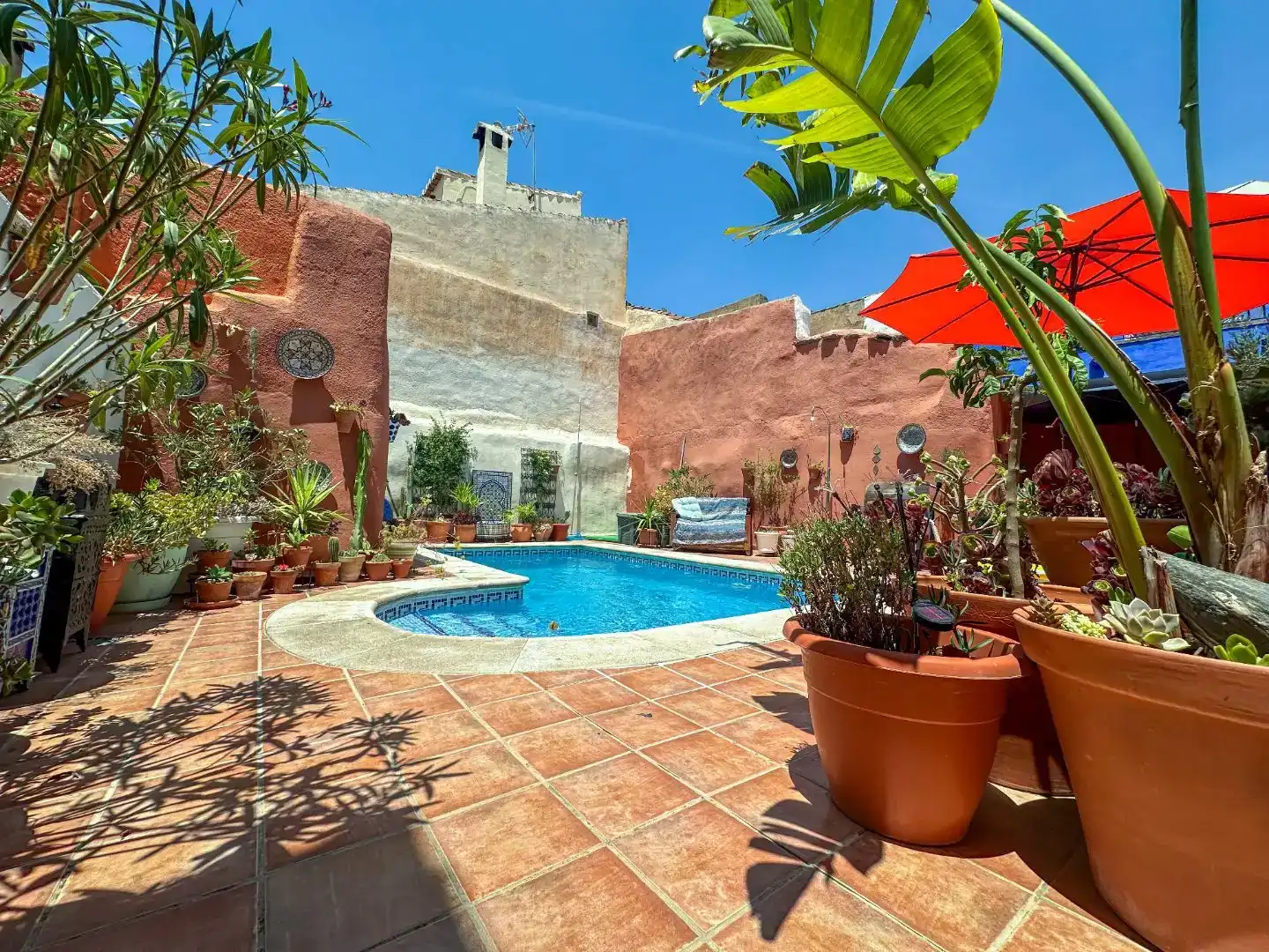 Piscina de Casa adosada en venda en Lecrín amb Piscina i Balcó