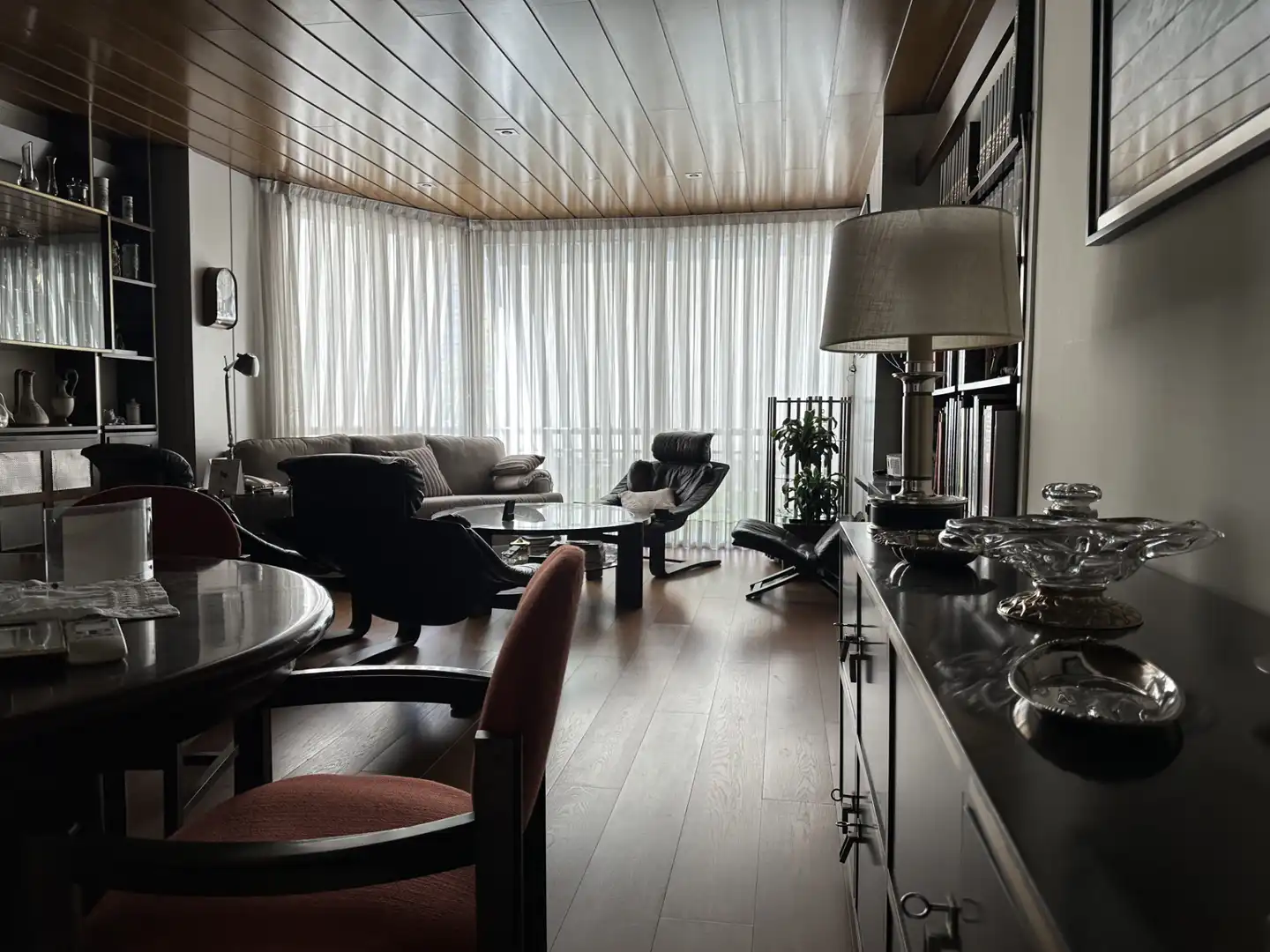 Sala d'estar de Pis de lloguer en Barcelona amb Aire condicionat, Calefacció i Parquet