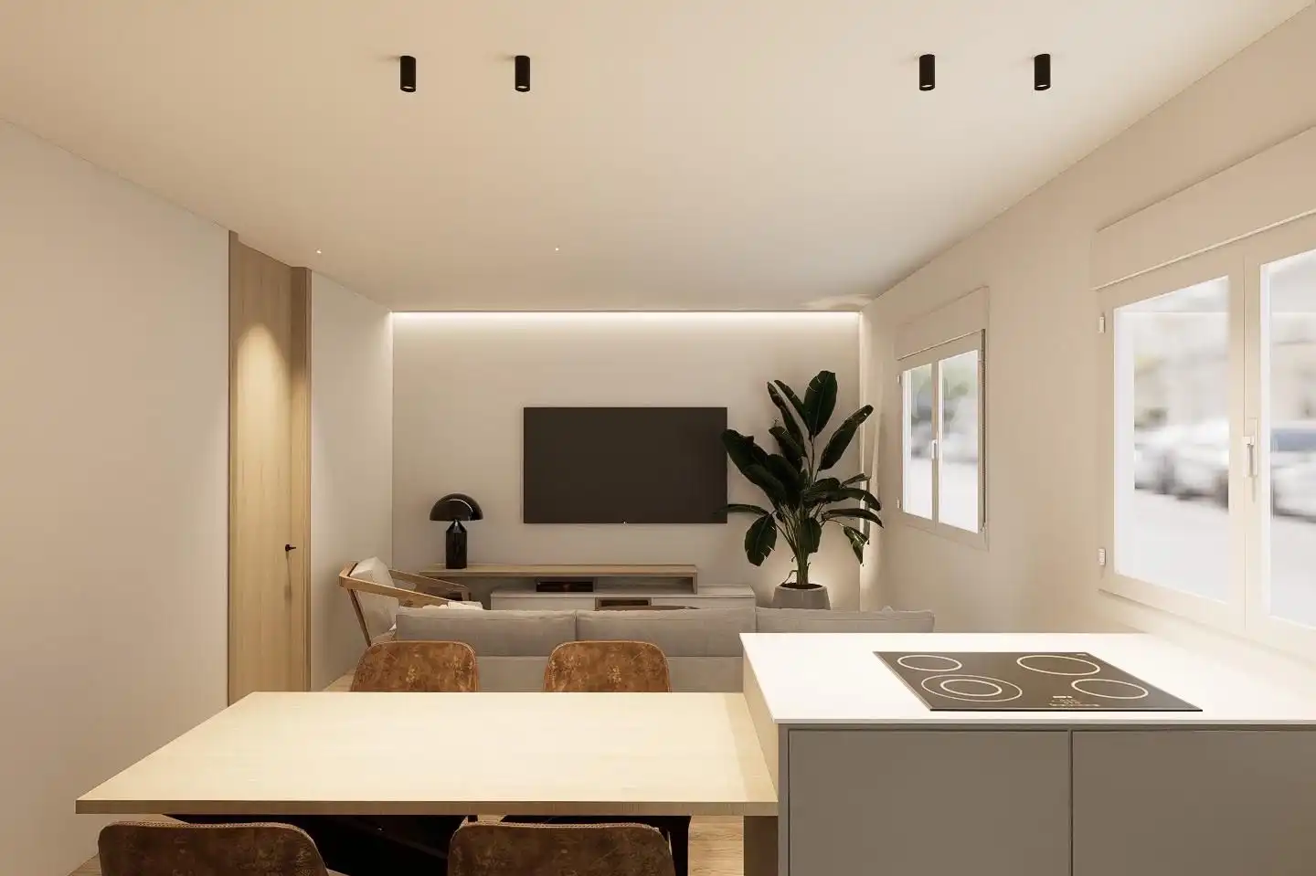 Sala d'estar de Pis en venda en Oviedo  amb Calefacció