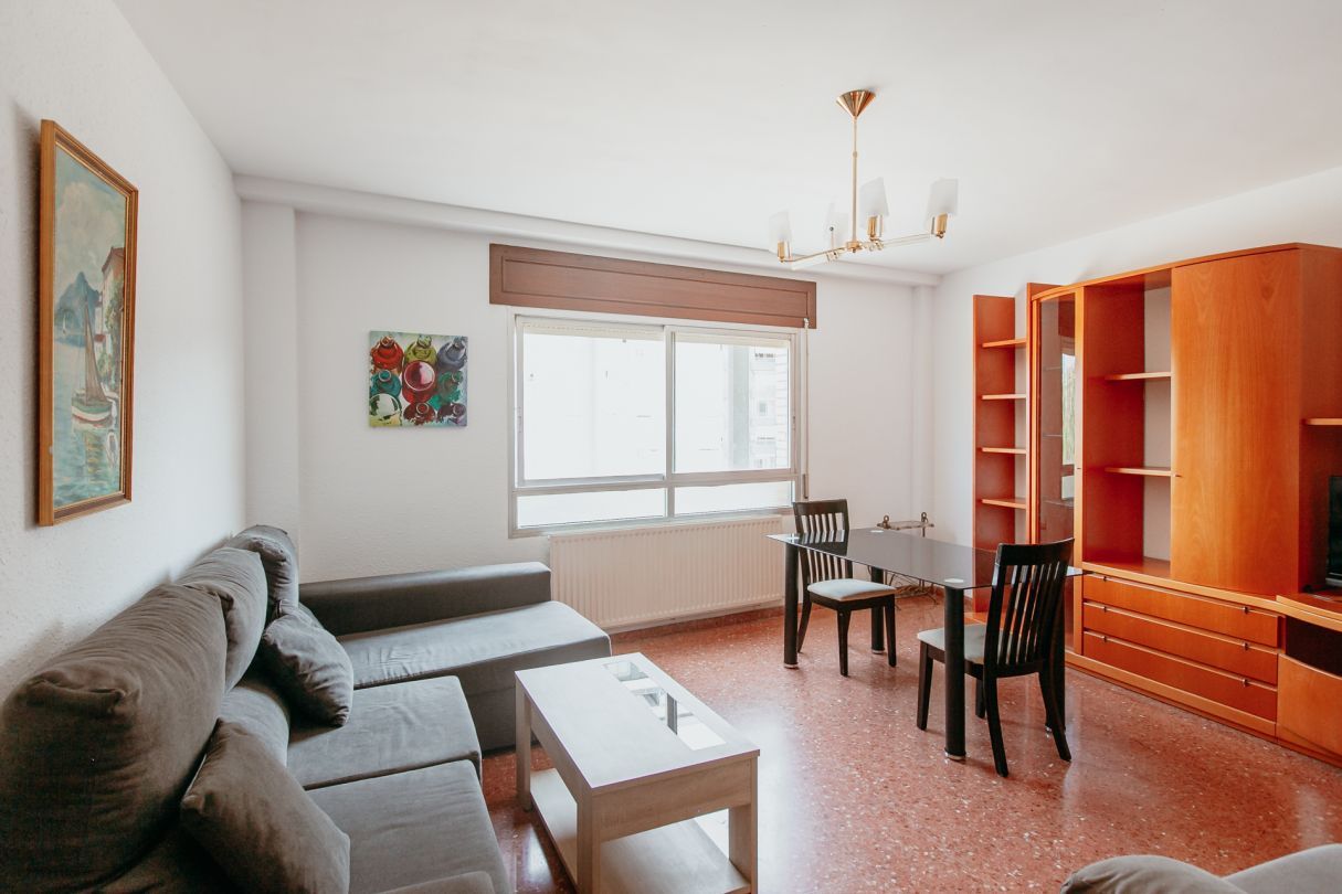 Living room of Flat for sale in  Huesca Capital  with Heating and Furnished