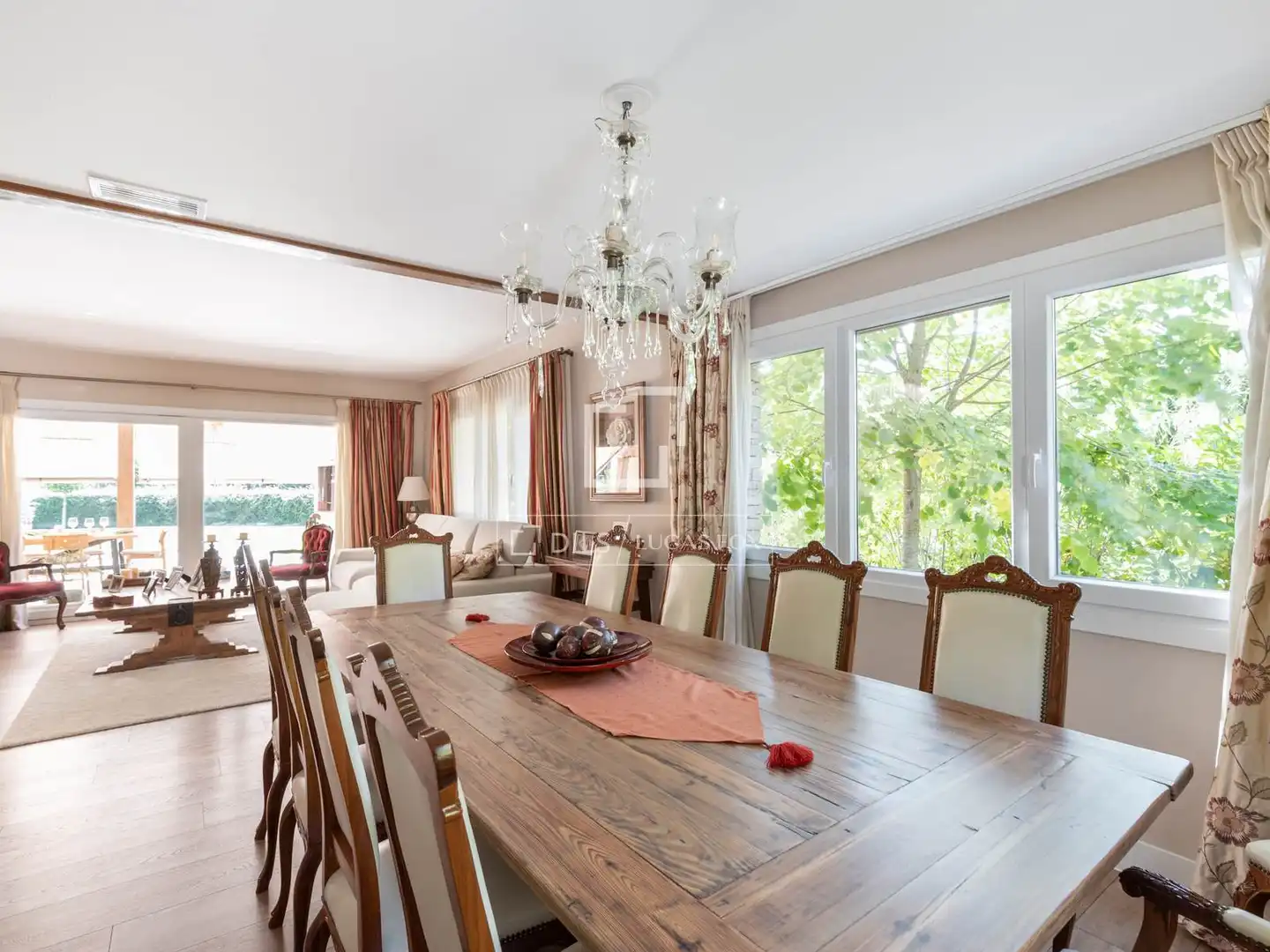 Dining room of Houses for sale in Sant Cugat del Vallès  with Air Conditioner, Heating and Private garden