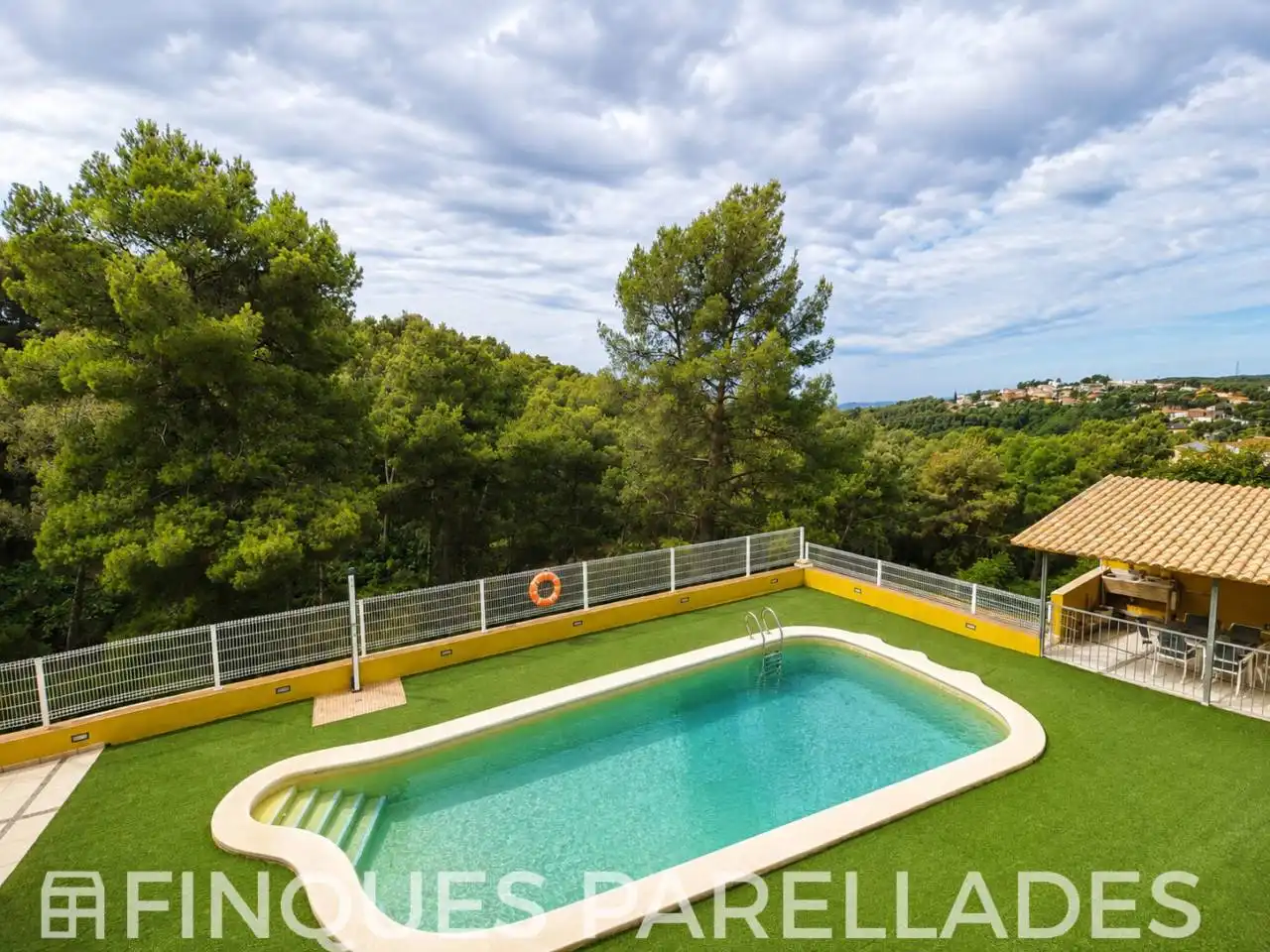 Swimming pool of Houses for sale in Canyelles  with Air Conditioner, Heating and Private garden
