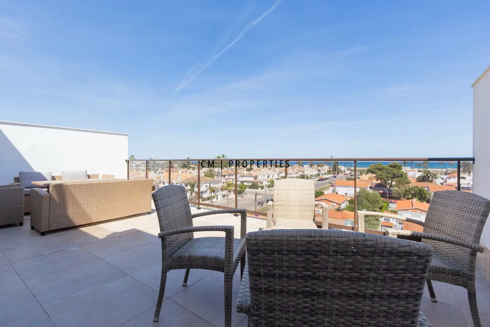 Terraza de Ático de alquiler en Sagunto / Sagunt con Aire acondicionado, Calefacción y Parquet