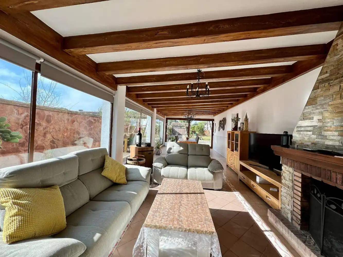 Sala de estar de Casa o chalet en venta en Chiclana de la Frontera con Terraza y Trastero