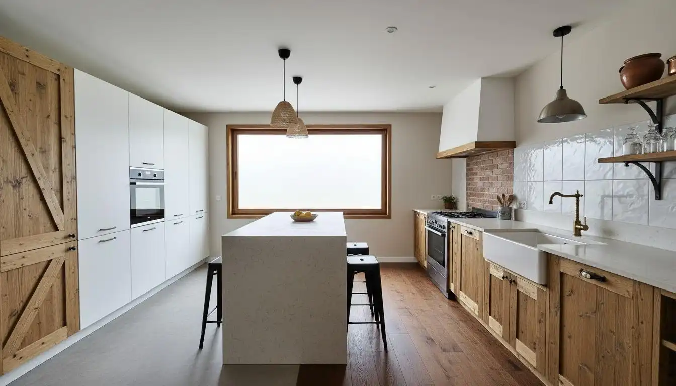 Cocina de Casa o chalet en venta en Vigo  con Calefacción, Jardín privado y Parquet