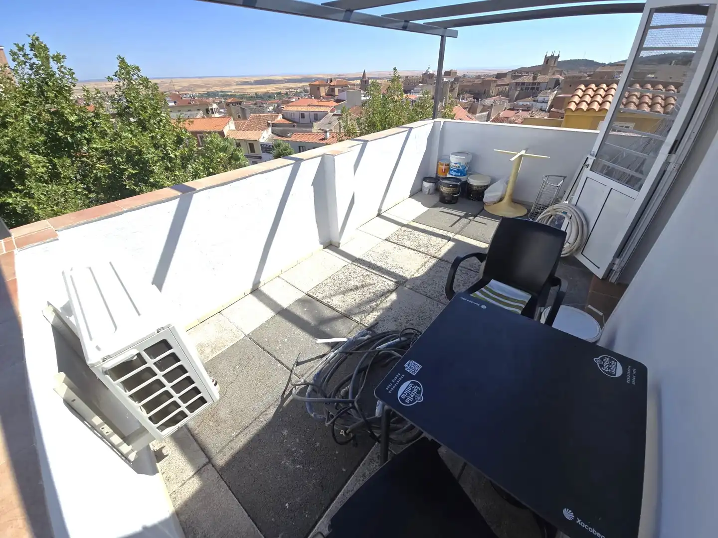 Terrace of Apartments for rent in Cáceres  with Air Conditioner, Terrace and Furnished
