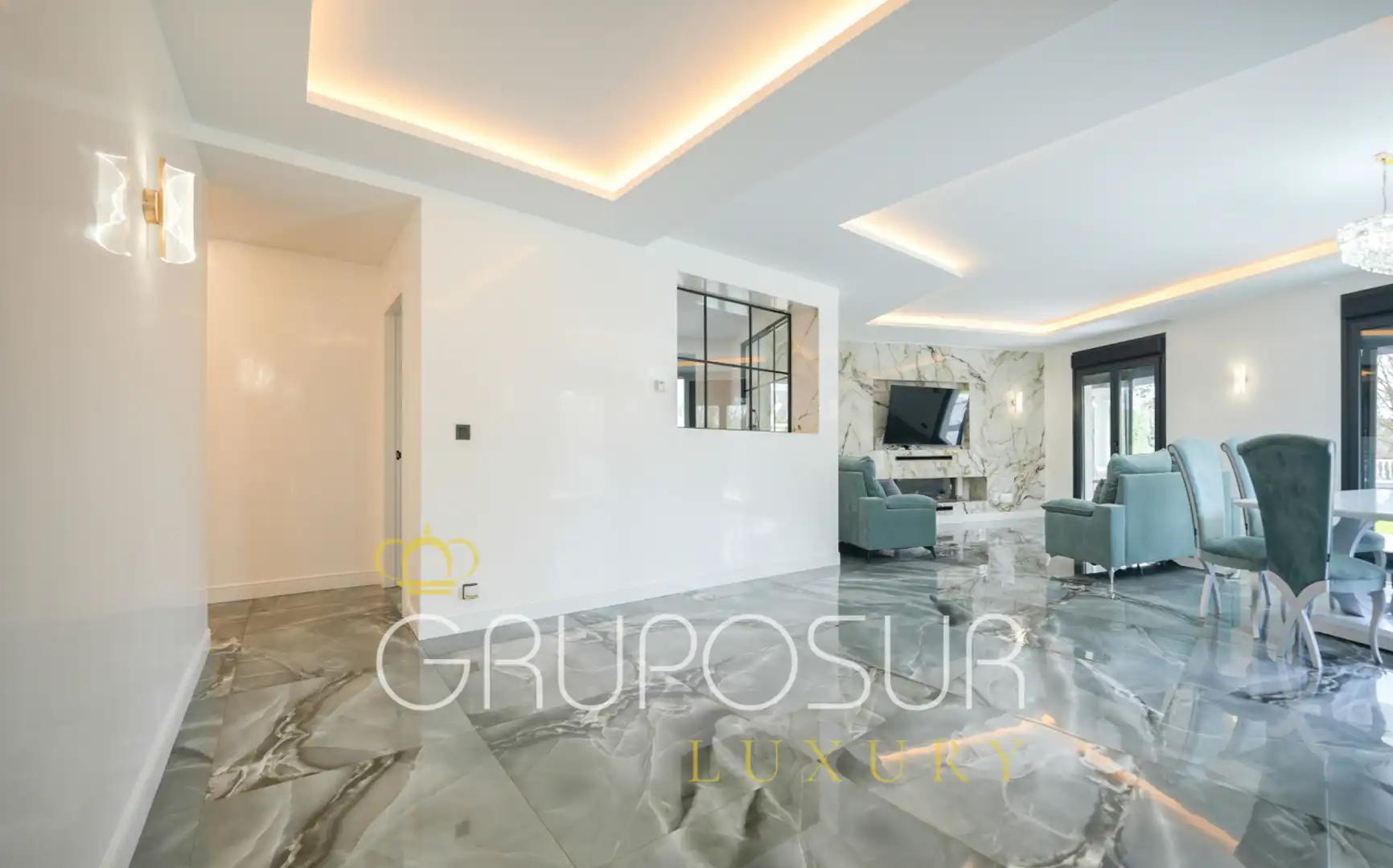 Sala de estar de Casa o chalet en venta en Valladolid con Aire acondicionado, Calefacción y Jardín privado