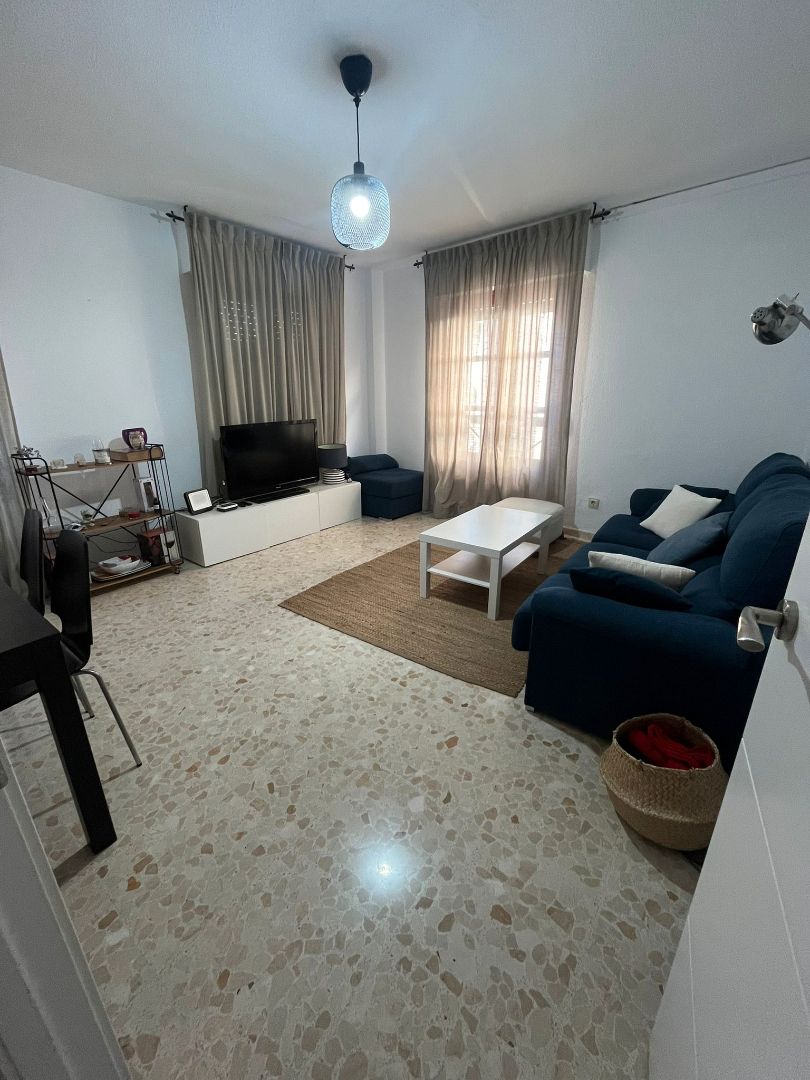 Sala d'estar de Pis de lloguer en  Almería Capital amb Aire condicionat, Calefacció i Moblat