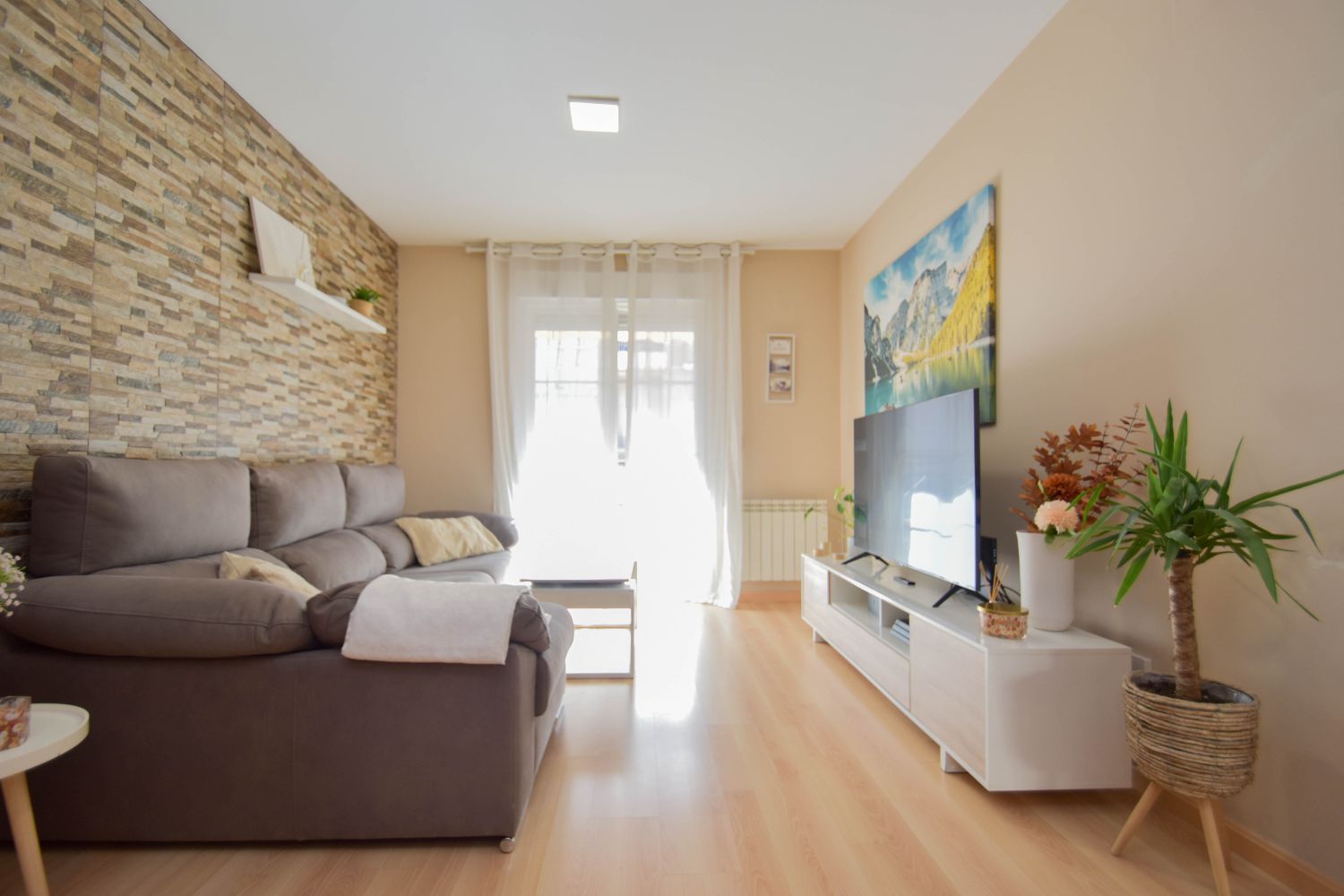 Living room of Flat for sale in Las Gabias  with Air Conditioner, Heating and Terrace