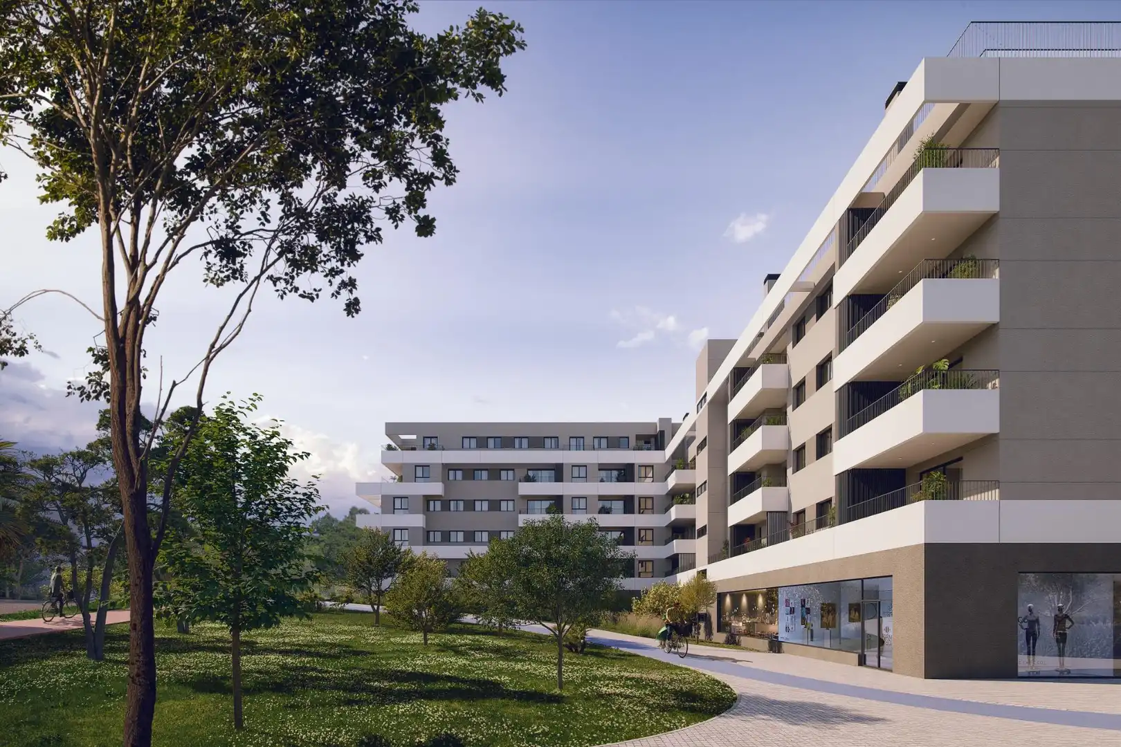 Vista exterior de Apartament en venda en Málaga amb Aire condicionat, Calefacció i Jardí privat