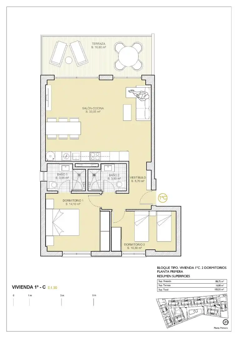 Appartement compact avec piscine à vendre à Balcón de Finestrat - Terra Marina, imagen 19