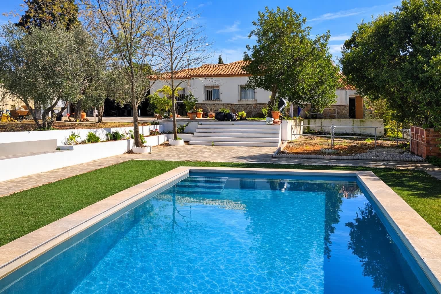 Piscina de Casa o xalet en venda en Arcos de la Frontera amb Jardí privat i Piscina