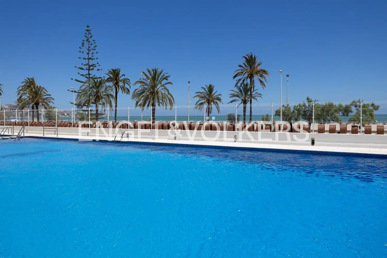 Swimming pool of Flat for rent in Cullera  with Heating, Terrace and Swimming Pool