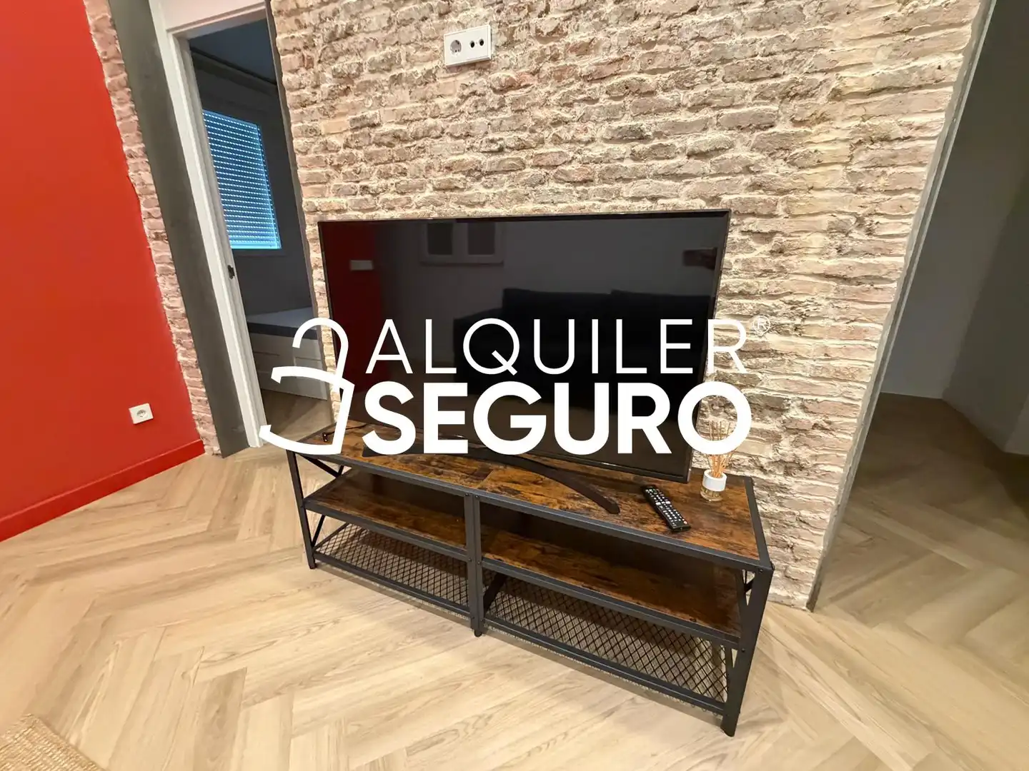 Sala de estar de Piso de alquiler en Madrid con Aire acondicionado, Calefacción y Amueblado