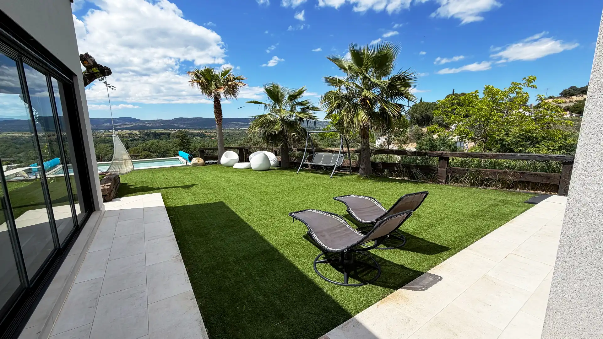 Terrasse von Haus oder Chalet zum Verkauf in Santa Cruz del Retamar mit Klimaanlage, Heizung und Privatgarten