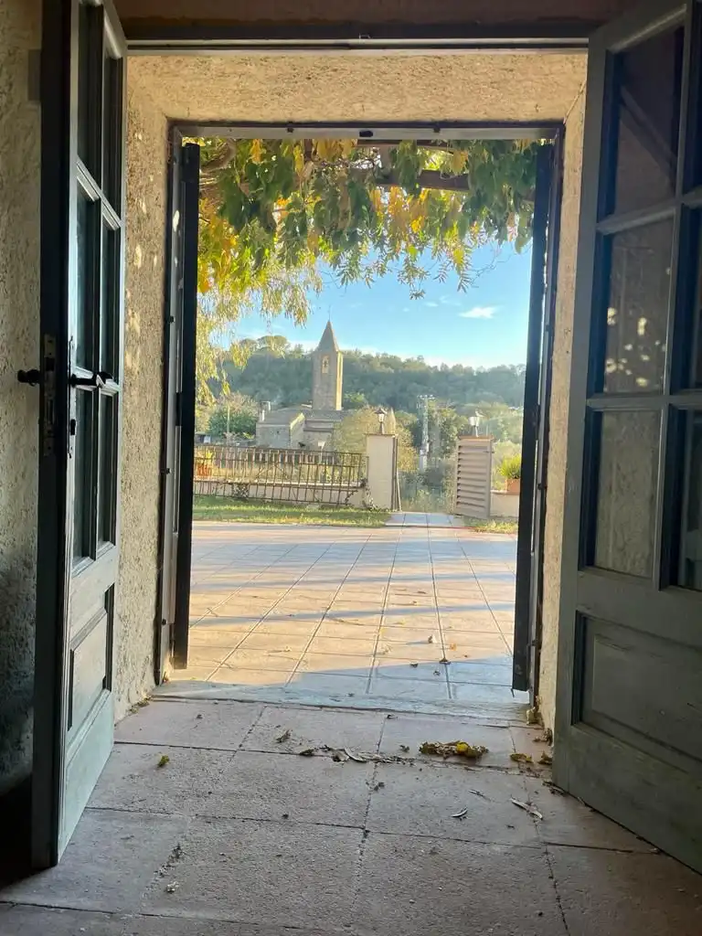 Vista exterior de Finca rústica en venta en Quart con Calefacción, Jardín privado y Parquet