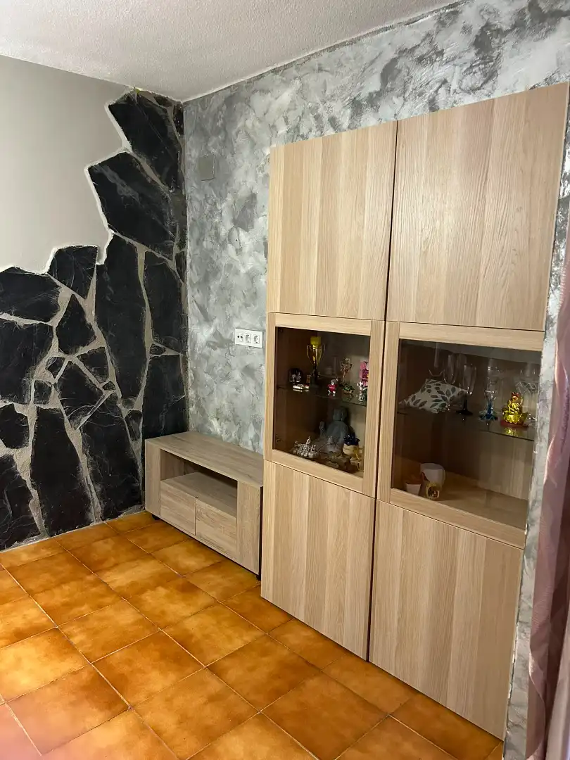 Sala d'estar de Estudi en venda en Santa Coloma de Gramenet amb Alarma