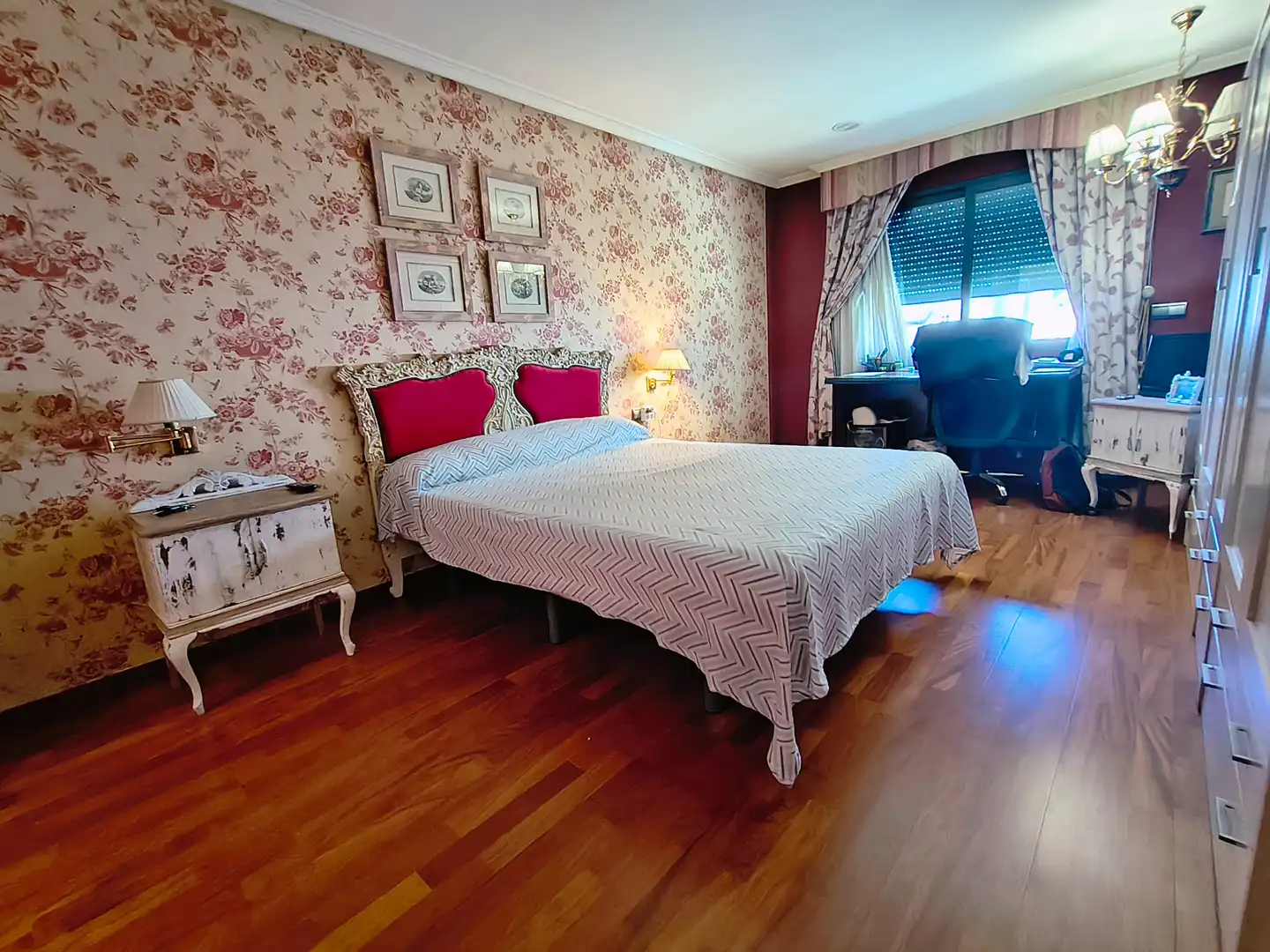 Habitación de Casa o chalet de alquiler en San Vicente del Raspeig / Sant Vicent del Raspeig con Aire acondicionado, Parquet y Amueblado
