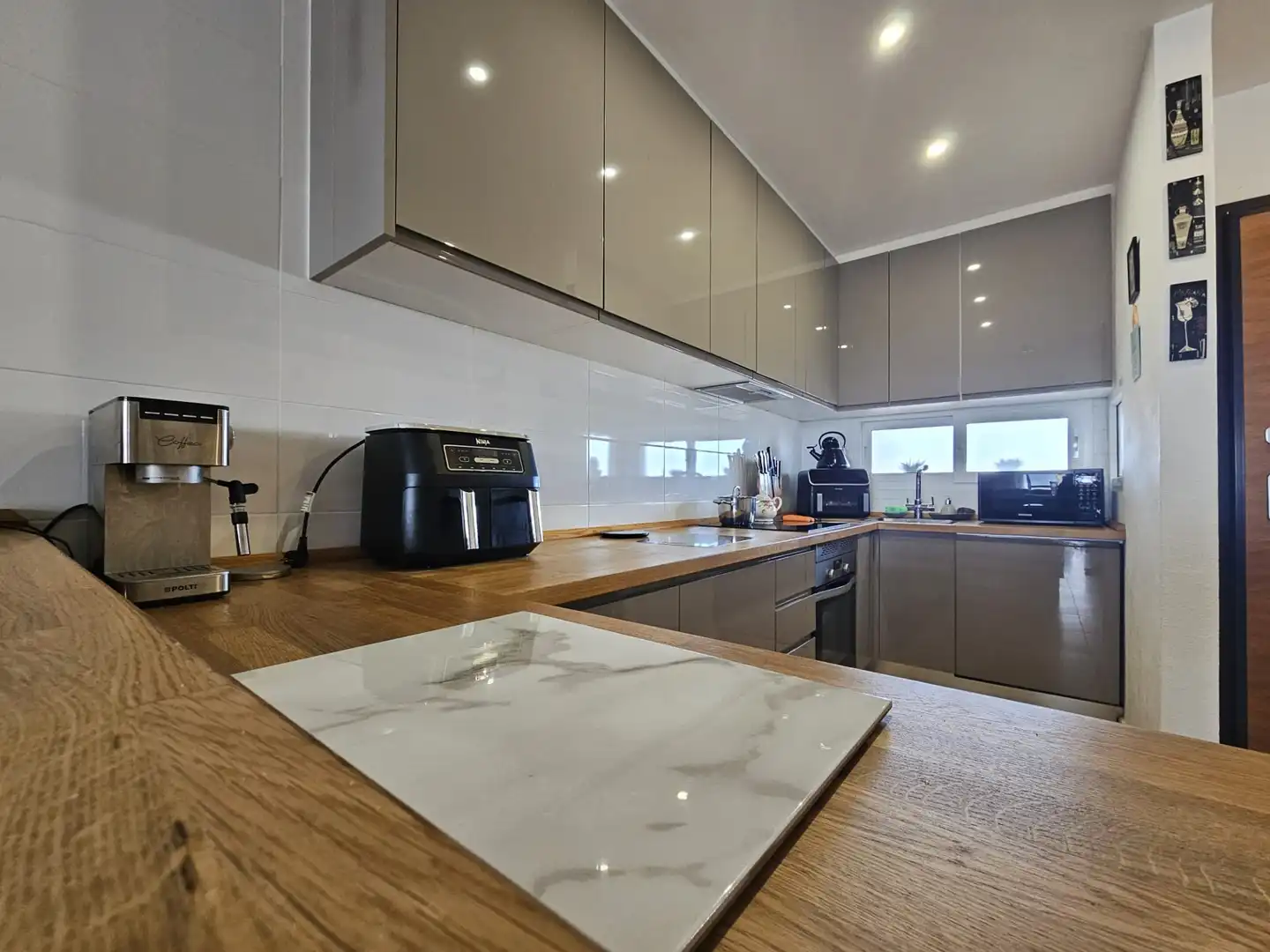 Cocina de Apartamento en venta en Alhama de Murcia con Aire acondicionado, Amueblado y Piscina comunitaria