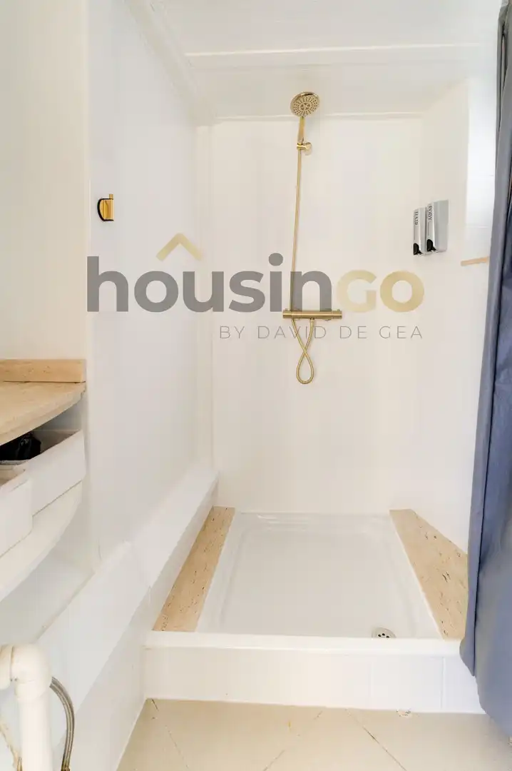 Bathroom of Attic for rent in Madrid  with Air Conditioner, Heating and Furnished