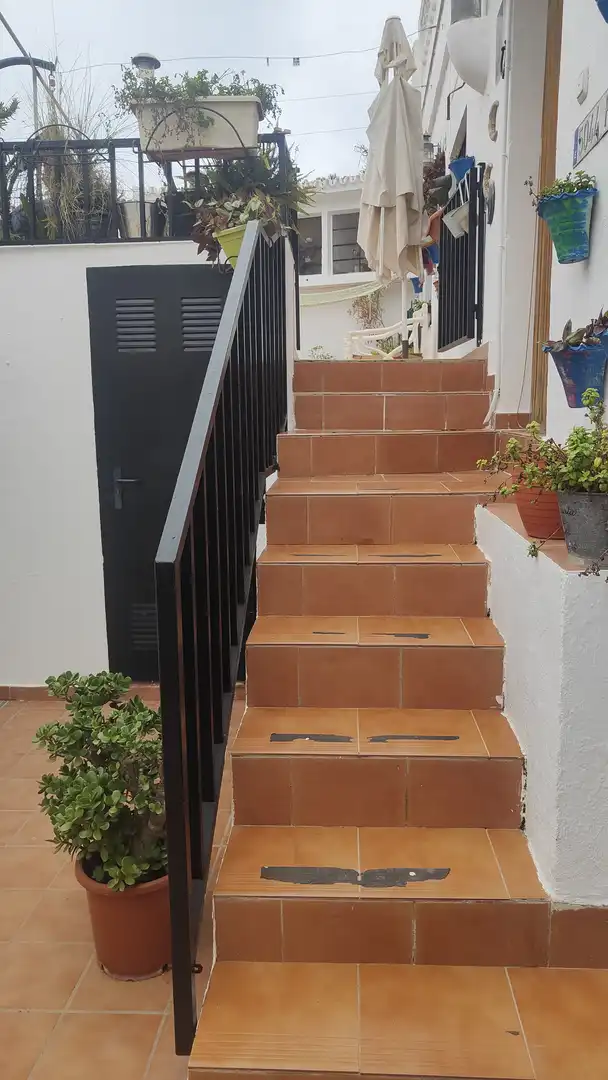 Balcony of Houses for sale in Ceuta  with Private garden, Storage room and Swimming Pool