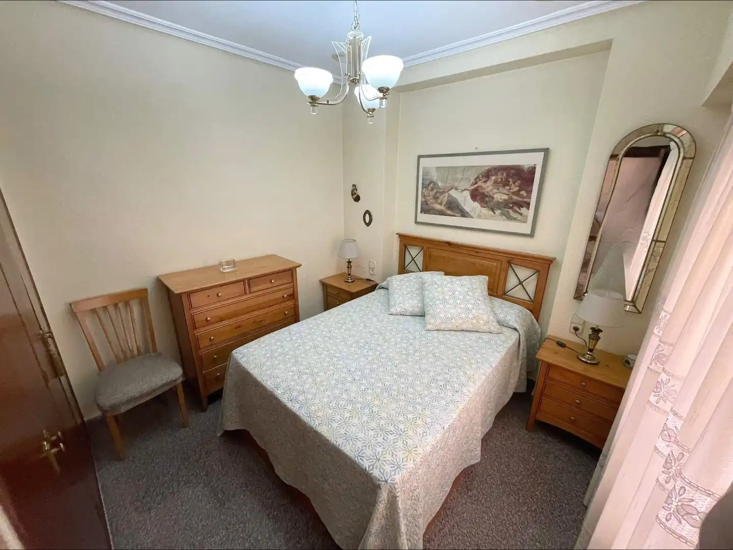 Bedroom of Flat for rent in Elche / Elx  with Air Conditioner, Heating and Furnished