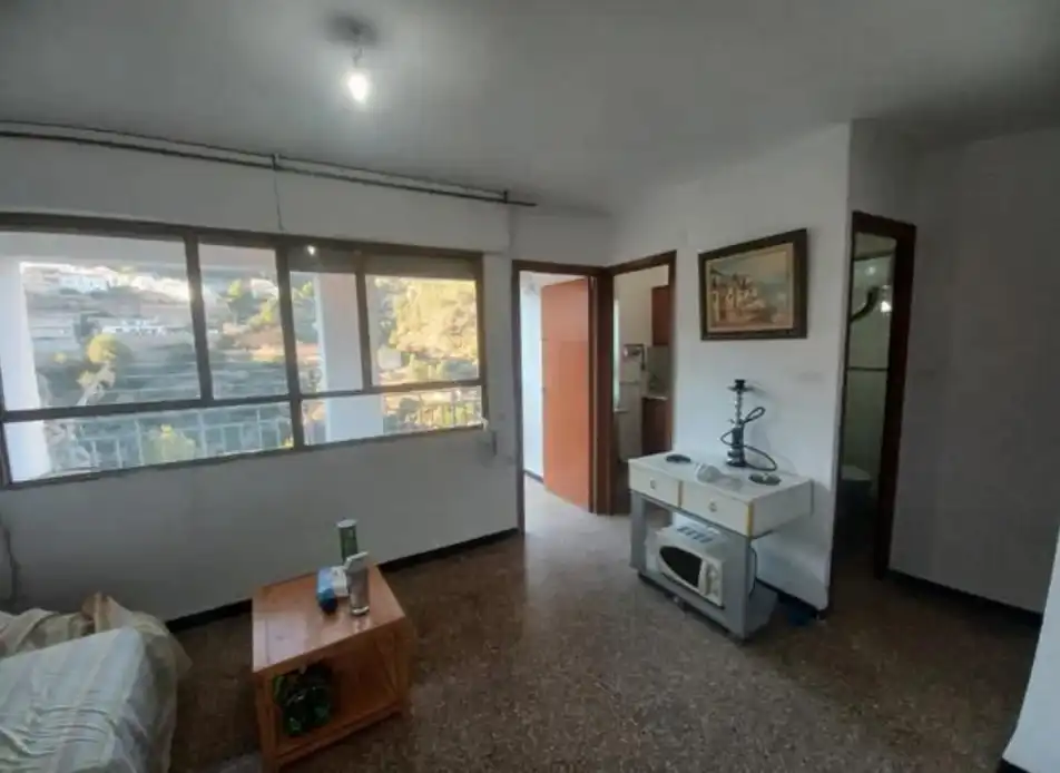 Sala d'estar de Pis en venda en Llucena / Lucena del Cid amb Terrassa, Moblat i Forn